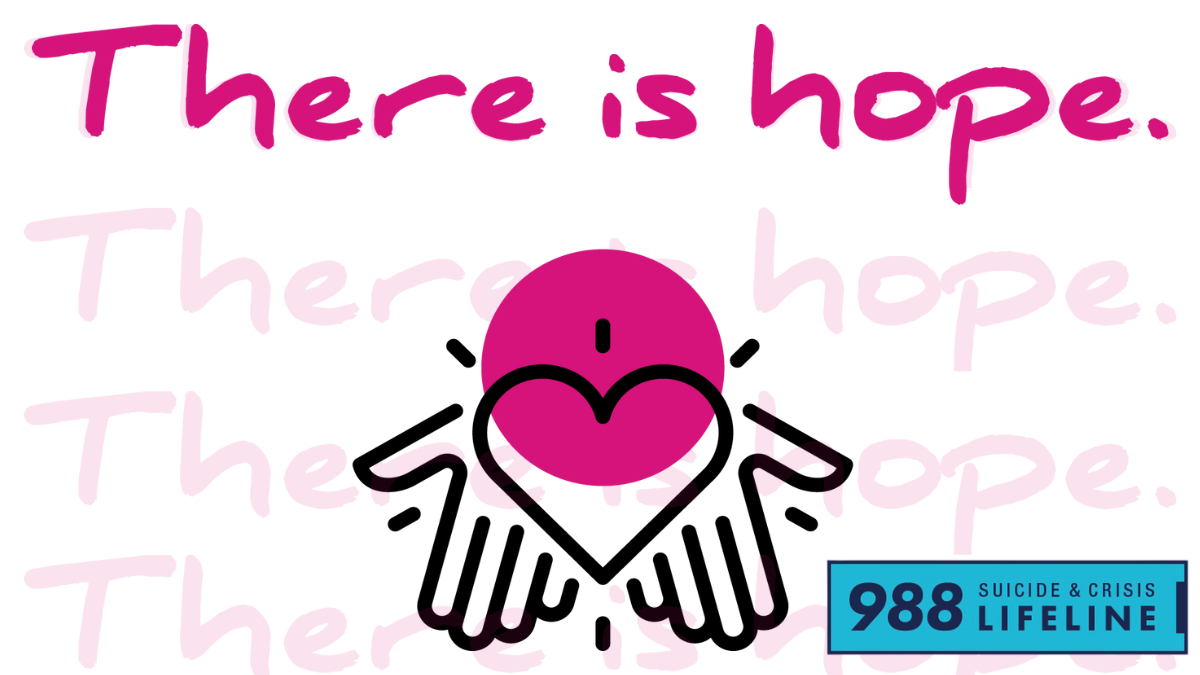 988-there-is-hope-twitter-facebook There is hope with hands open and the 988 lifeline logo