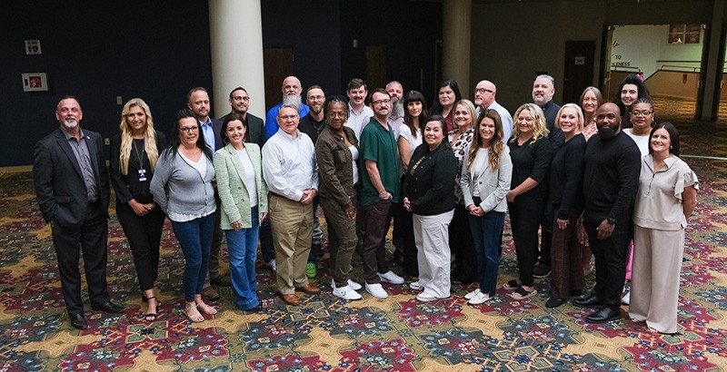 Tennessee's Faith-Based Community and Lifeline Peer Project Coordinators Most of Tennessee's Faith-Based Community Coordinators and Lifeline Peer Project Coordinators pictured at a conference in October 2025.