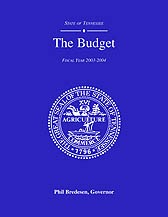 The Budget, Fiscal Year 2003-2004