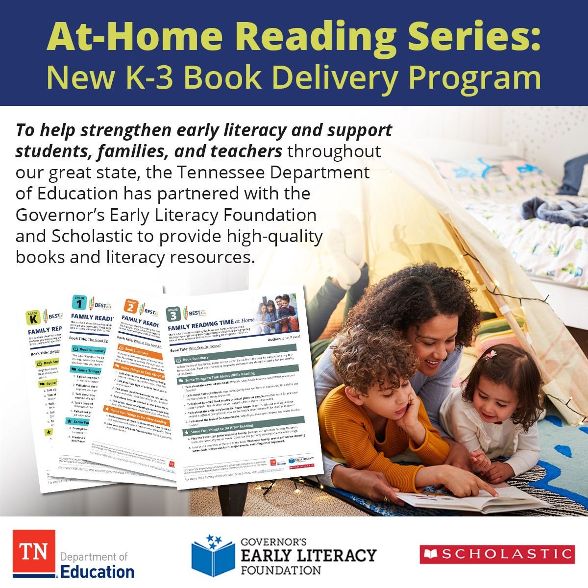 Tennessee Titans, Governor's Early Literacy Foundation Co-host
