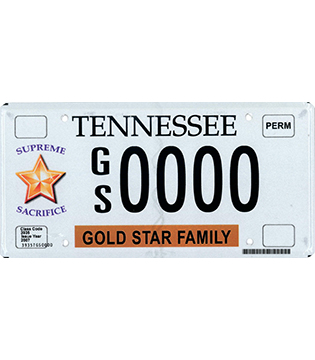 Tennessee Specialty License Plate for EVs