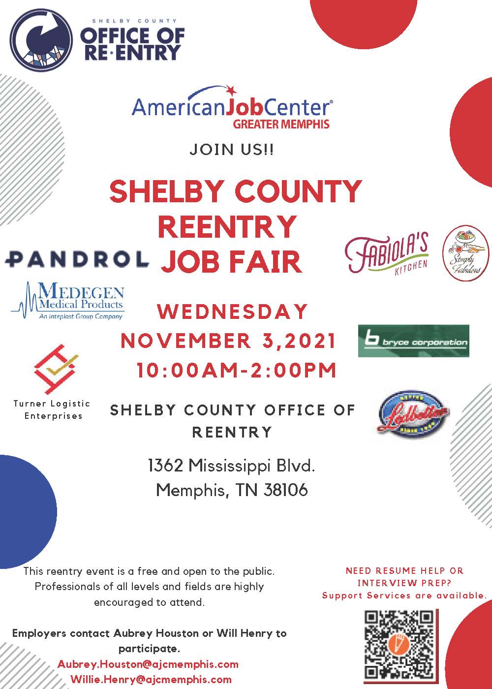 Shelby County Reentry Job Fair
