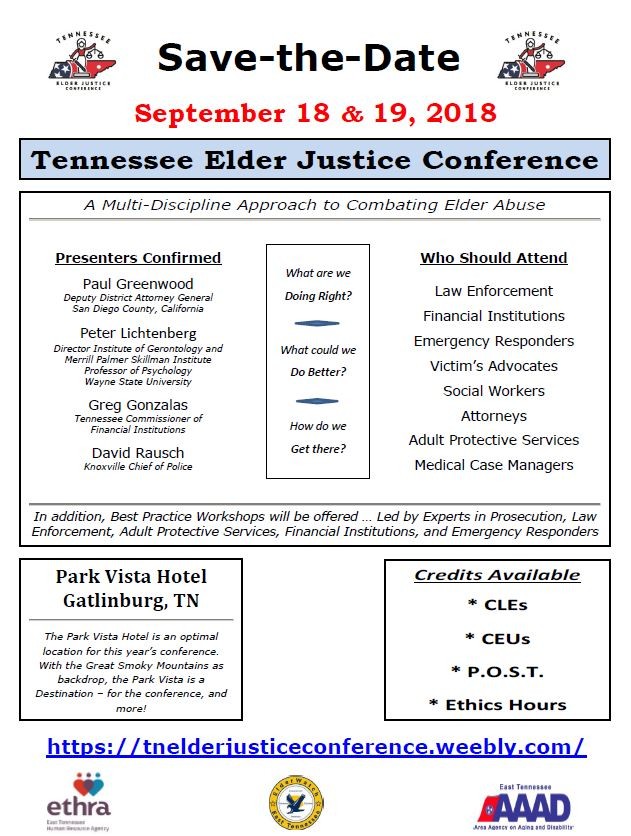 2018 TN Elder Justice Conference