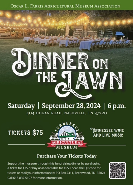 Dinner on the Lawn, September 28, 2024 at 6 p.m.