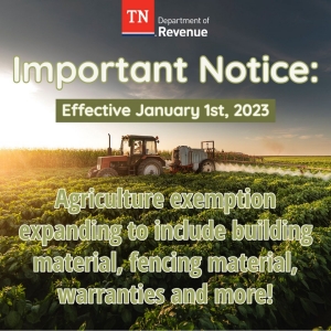 Ag Tax Exemptions