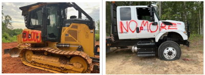 Division of Forestry Damaged Equipment in Franklin County
