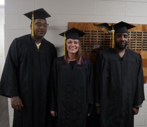 Three students graduated from the Nashville Day Reporting Center.