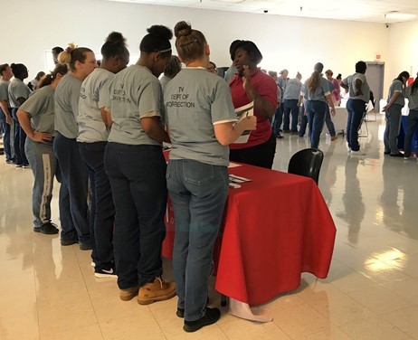 Offenders Participating In Reentry Fair