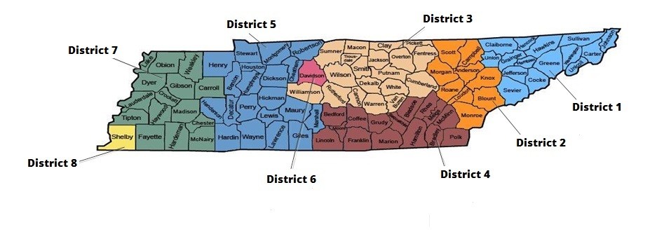 TDHS District Map