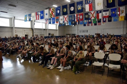 The Tennessee Military Department hosted Scouts from across the Middle Tennessee region to attend a Merit Badge University held in Nashville on April 30. (Photo by: Lt. Col. Darrin Haas)