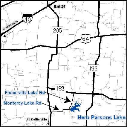 Herb Parsons Lake map