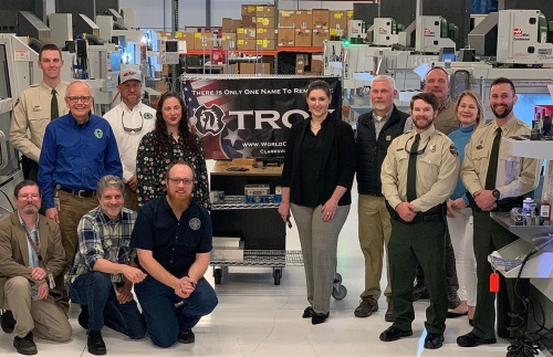 TWRA Staff Tours New Troy Industries Factory