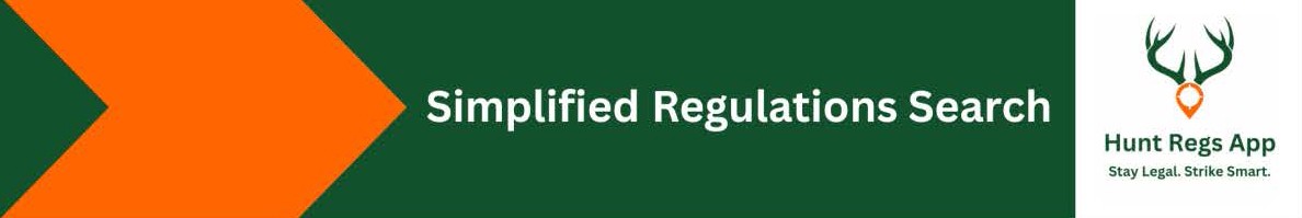 Hunting Regulations APP Hunting Regulations APP