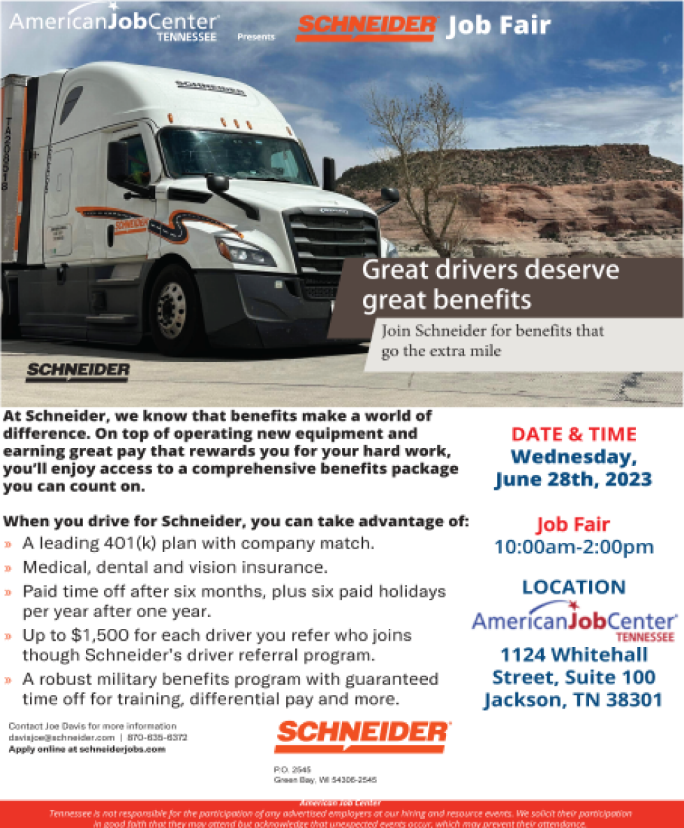 Truck Driver Recruiting Event 6/28/2023