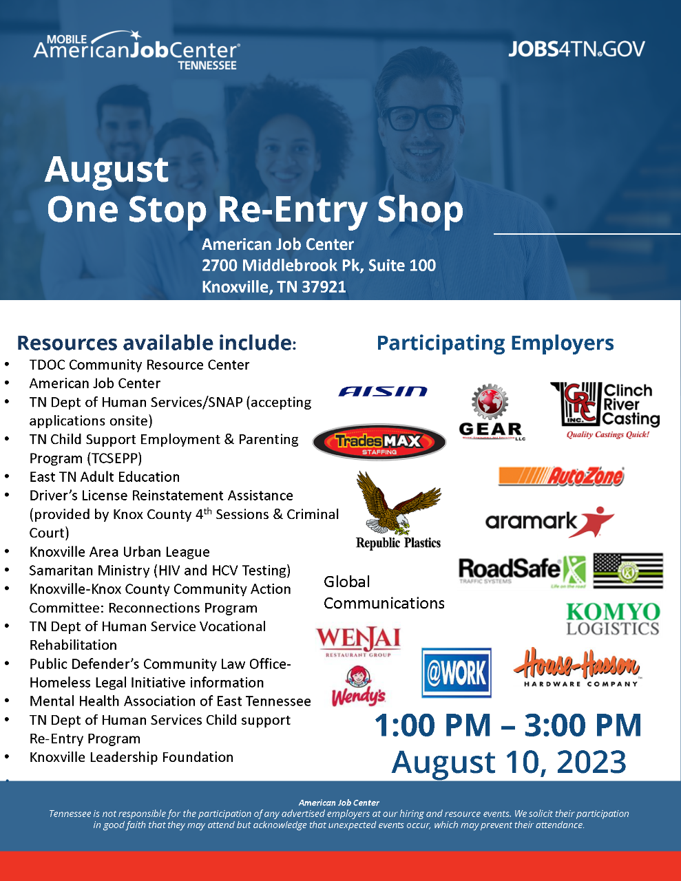 August One Stop Reentry Shop