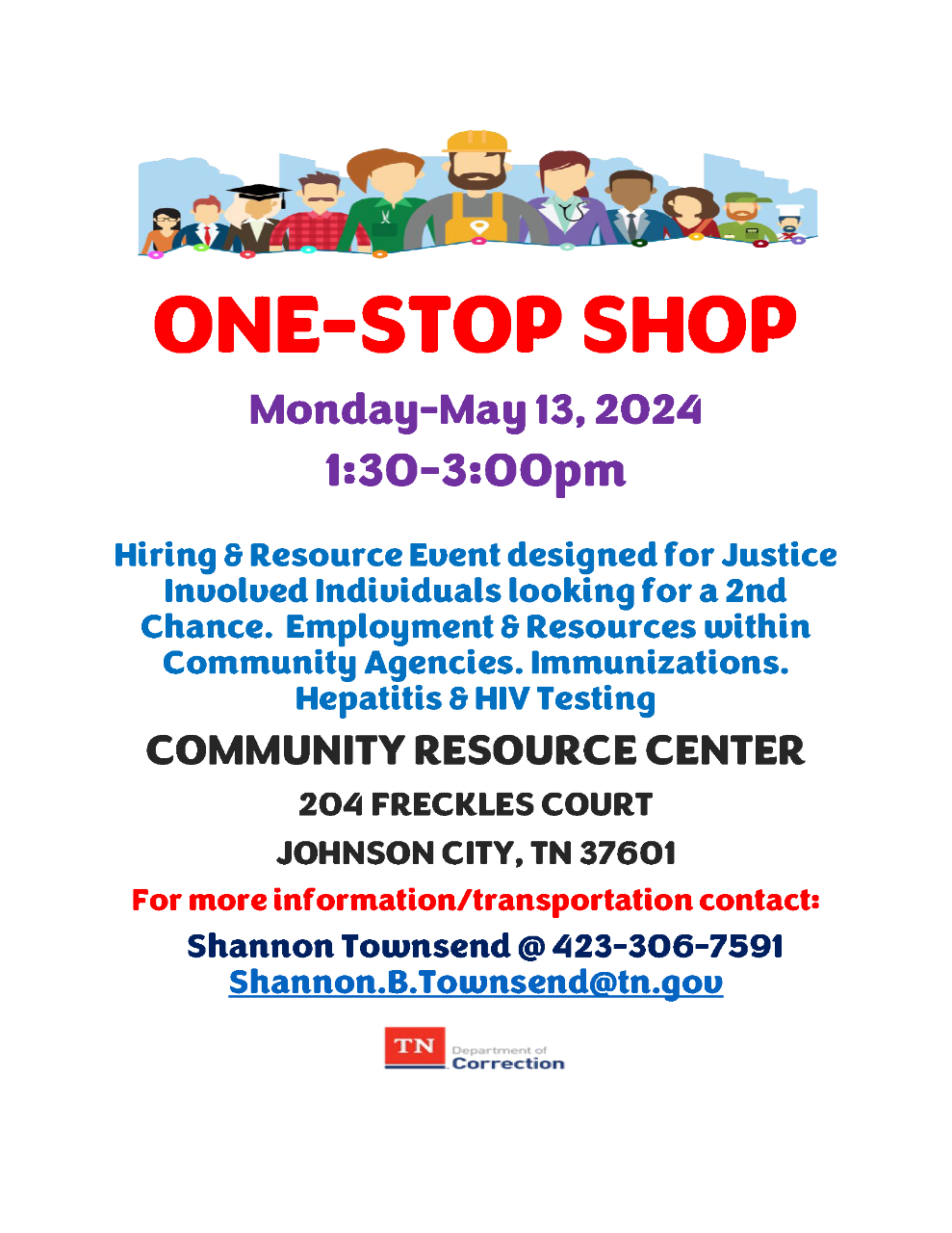 Hiring Event for Justice-Involved Individuals in Johnson City is May 13