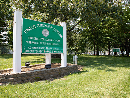 Tennessee Correction Academy Photo of a Tennessee Correction Academy Entrance Sign
