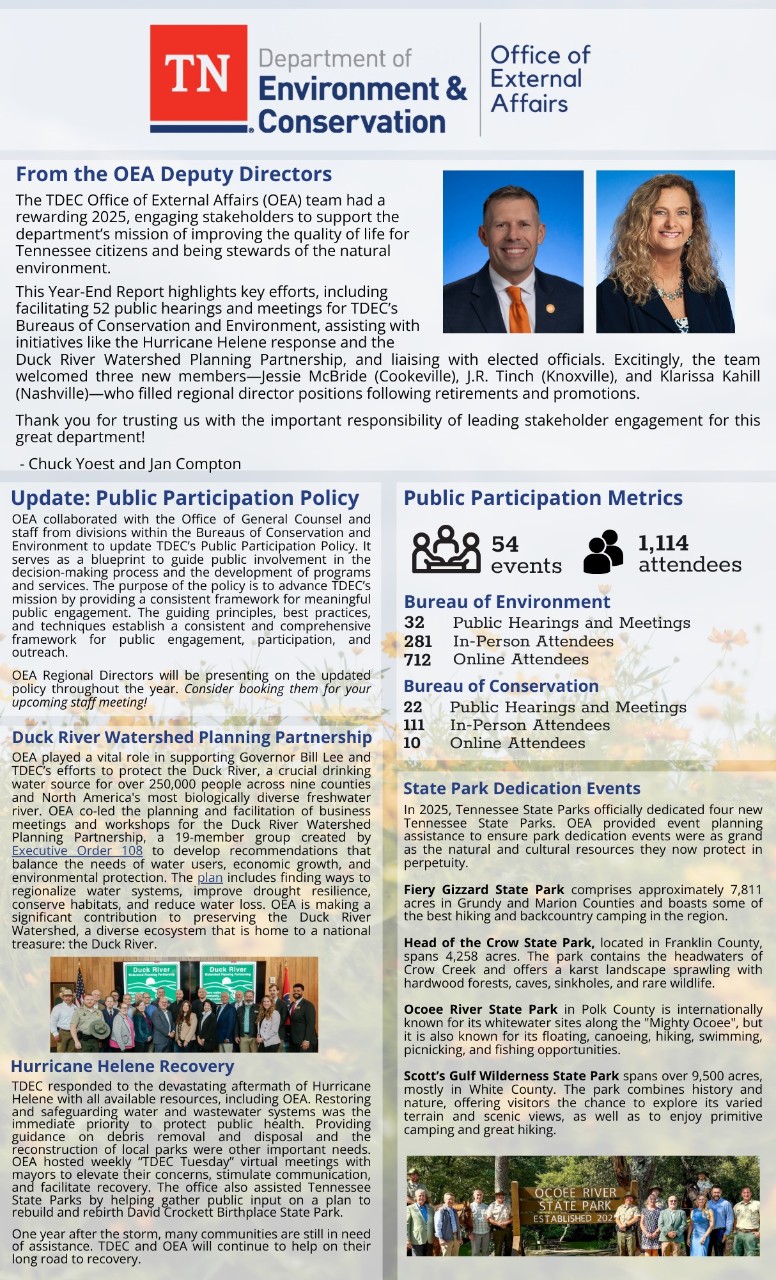 Click this image to view the Office of External Affairs' excerpt from the 2025 Annual Report Click this image to view the Office of External Affairs' excerpt from the 2025 Annual Report.