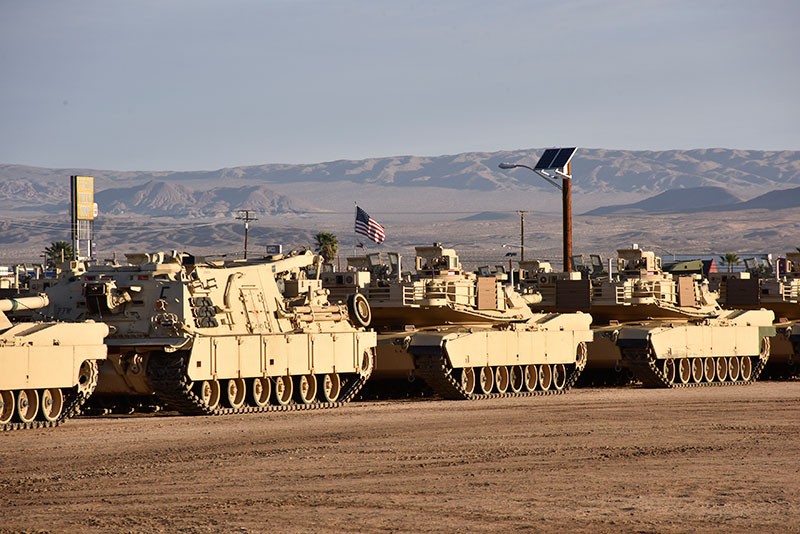 National Training Center Welcomes Tennessee Guard’s 278th Armored Cavalry Regiment Tennessee Guard’s 278th Armored Cavalry Regiment Tanks in the desert.