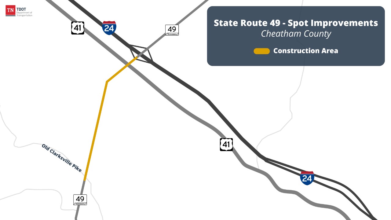 SR 49 Cheatham County Project Map - v1 SR 49 Cheatham County Project Map - v1